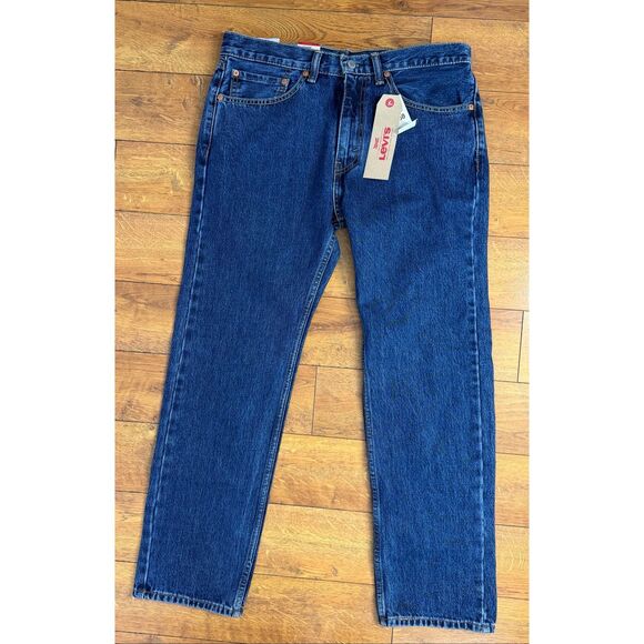 Levi’s 505 Men’s Regular Fit Straight Leg Jeans 34/30 NWT - Picture 4 of 10